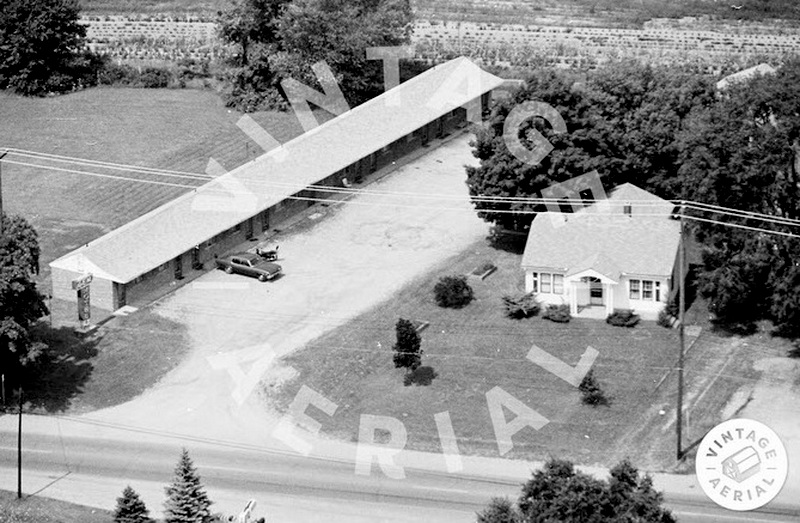 Gem Motel - 1980S Aerial View (newer photo)